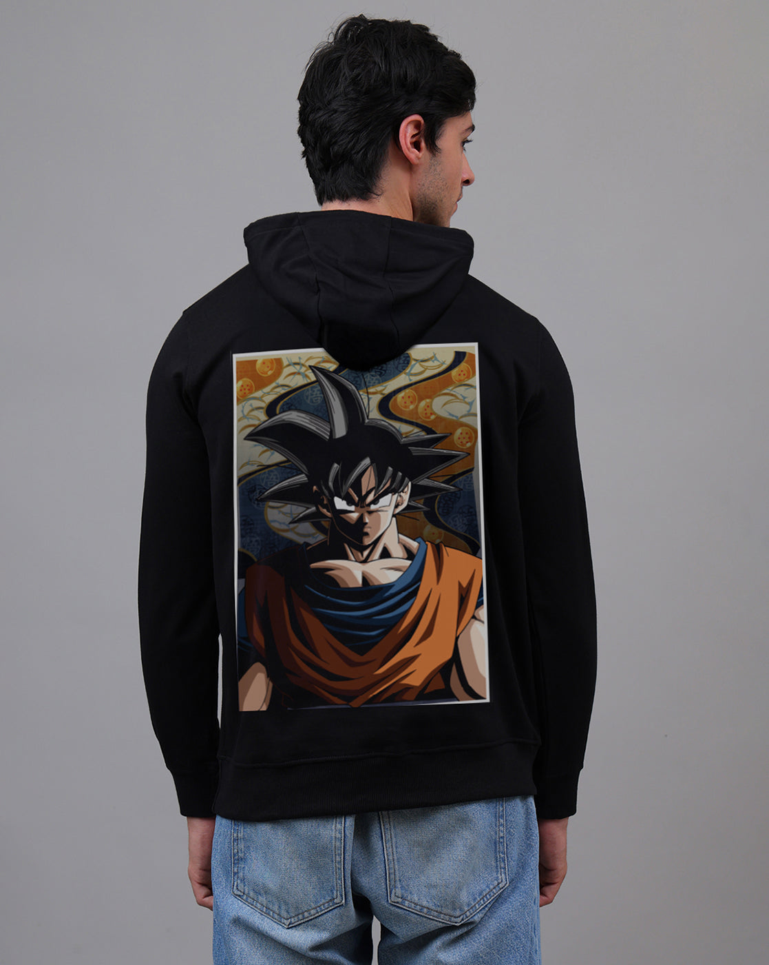 Dragon Ball Z Printed Regular Fit Hoodie For Men