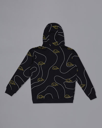 Dragon Ball Z Anime  Regular Fit Black Hoodie  Men