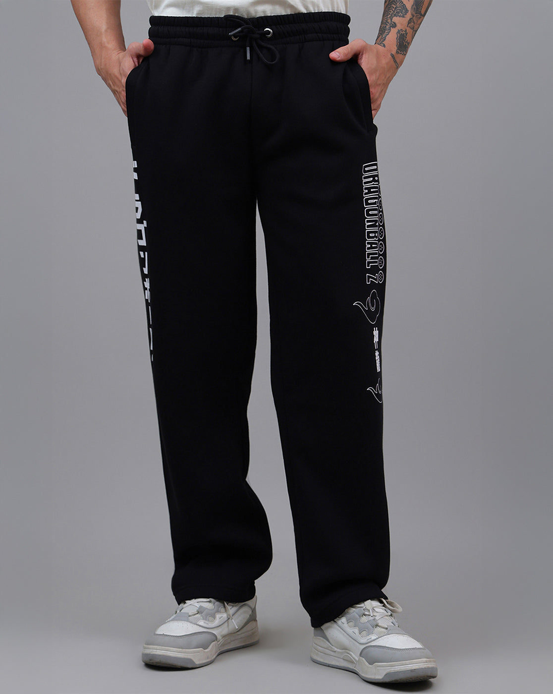 Dragon Ball Z Printed Regular Fit Jogger For Men
