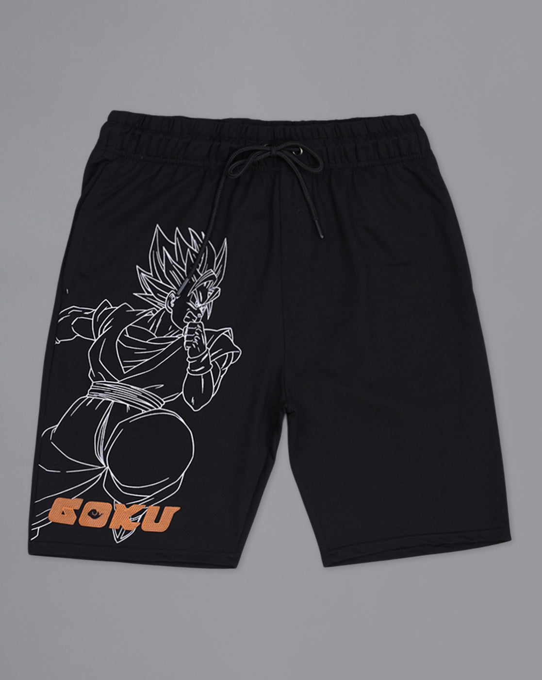 Dragon Ball Z Printed Regular Fit Shorts For Men