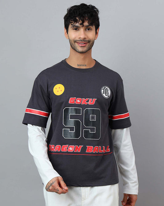 GOKU Printed Oversized Tshirt For Men