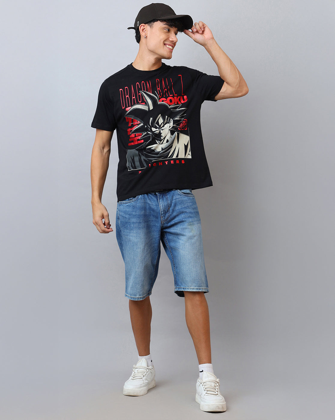 GOKU Printed Oversized Tshirt For Men