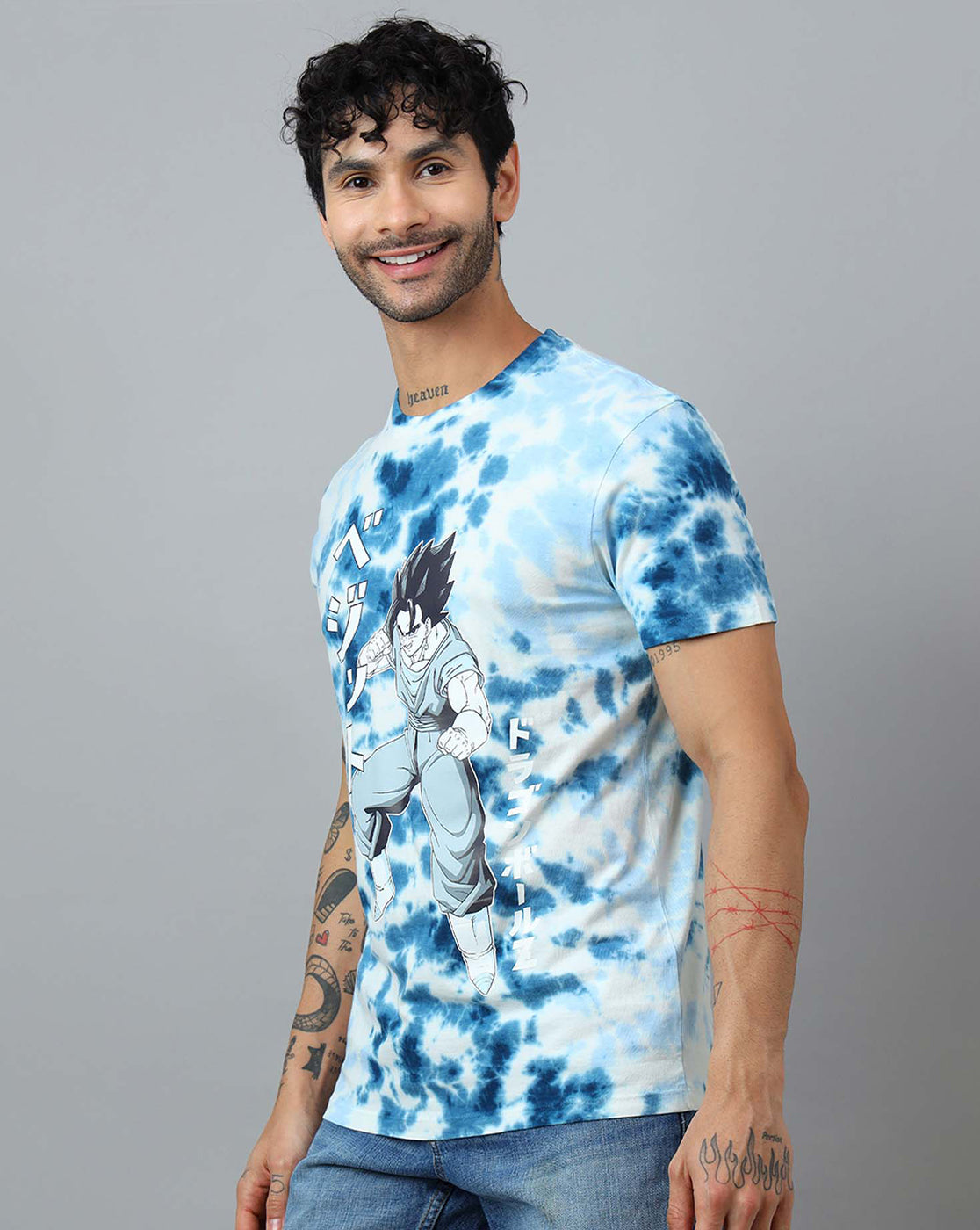 GOKU Printed Regular Fit Tshirt For Men