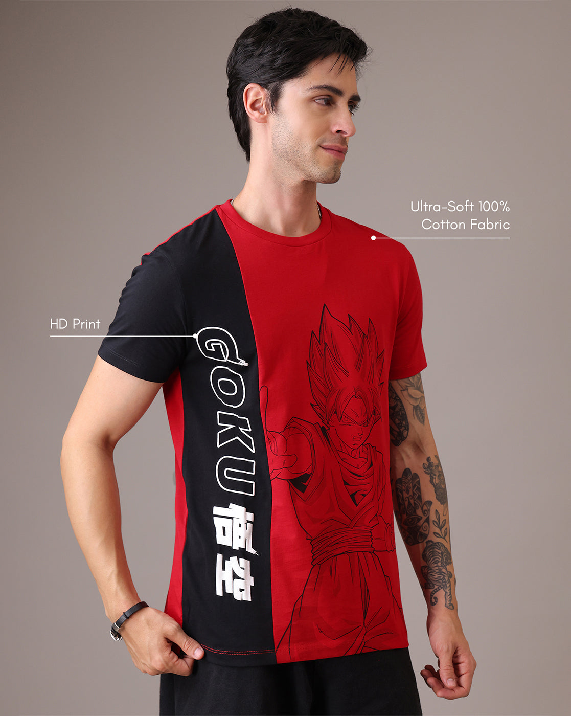 Dragon Ball Z Goku Regular Fit Tshirt Men