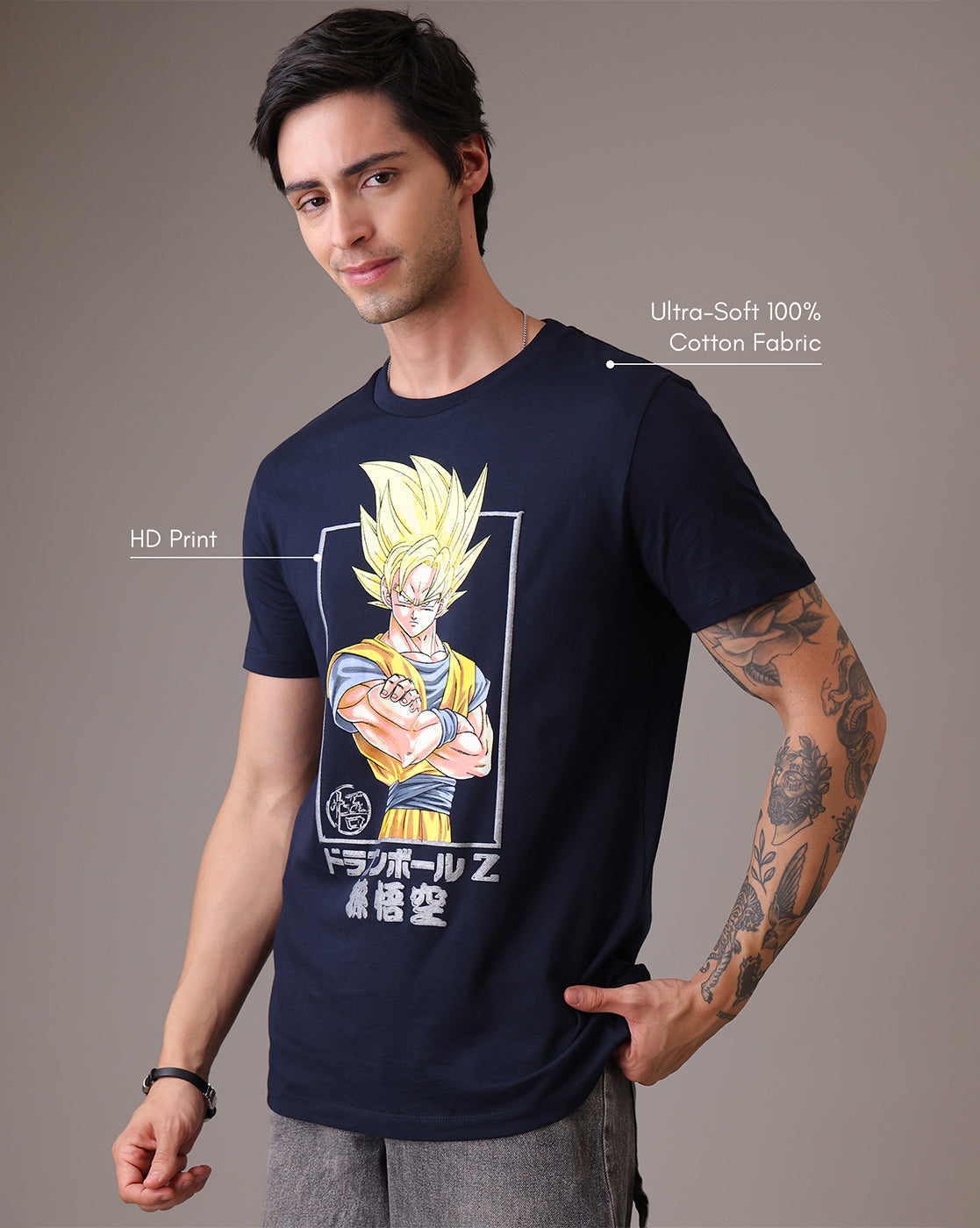 Dragon Ball Z Super Saiyan Goku Tshirt Men