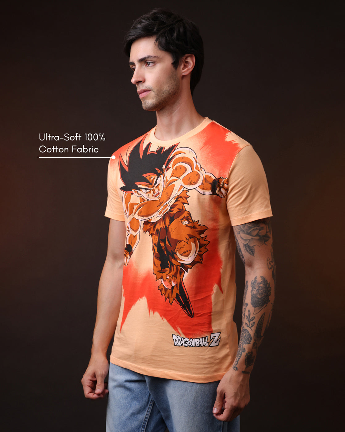 Dragon Ball Z Regular Fit Tshirt  Men