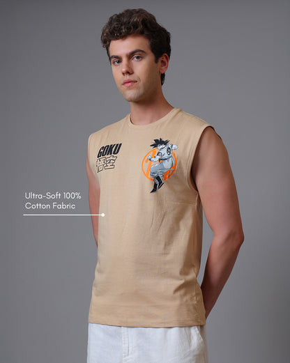 Dragon Ball Z Regular Fit Muscle Tee Men