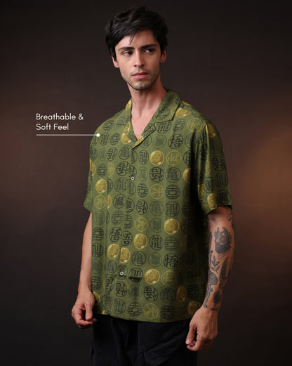 Dragon Ball Z Regular Fit Casual Shirt