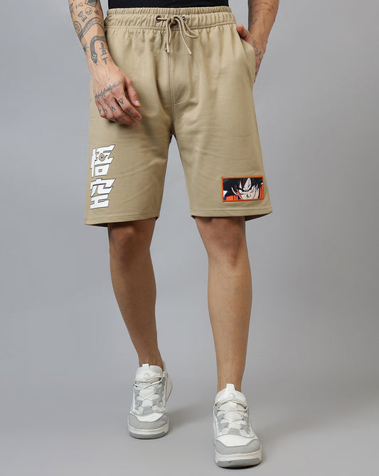 Dragon Ball Z Printed Regular Fit Shorts For Men