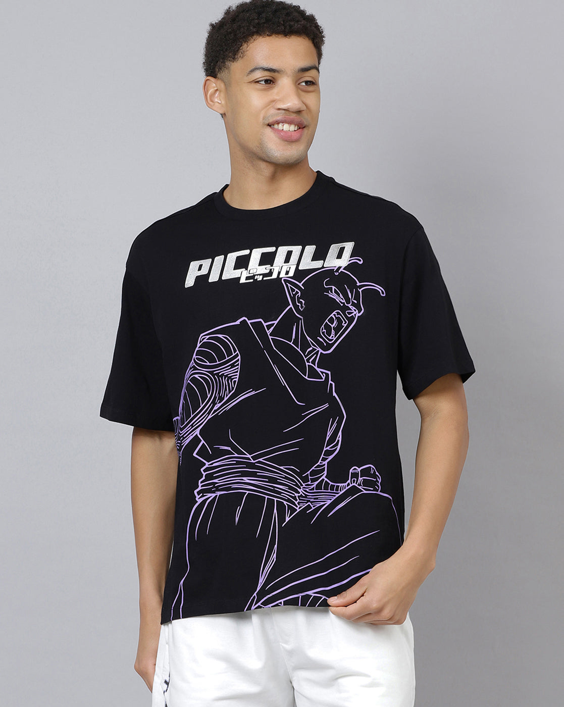 Dragon Ball Z Printed Oversized Tshirt For Men