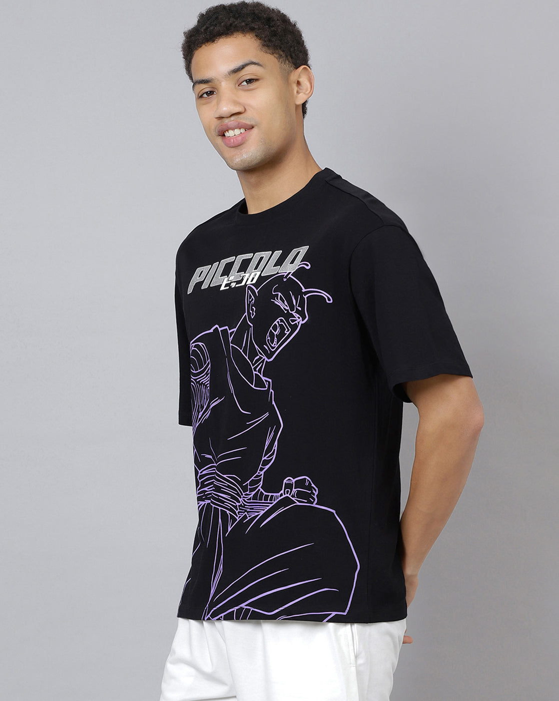 Dragon Ball Z Printed Oversized Tshirt For Men