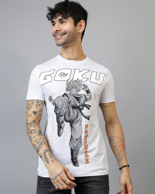 Dragon Ball Z Printed Regular Fit Tshirt For Men