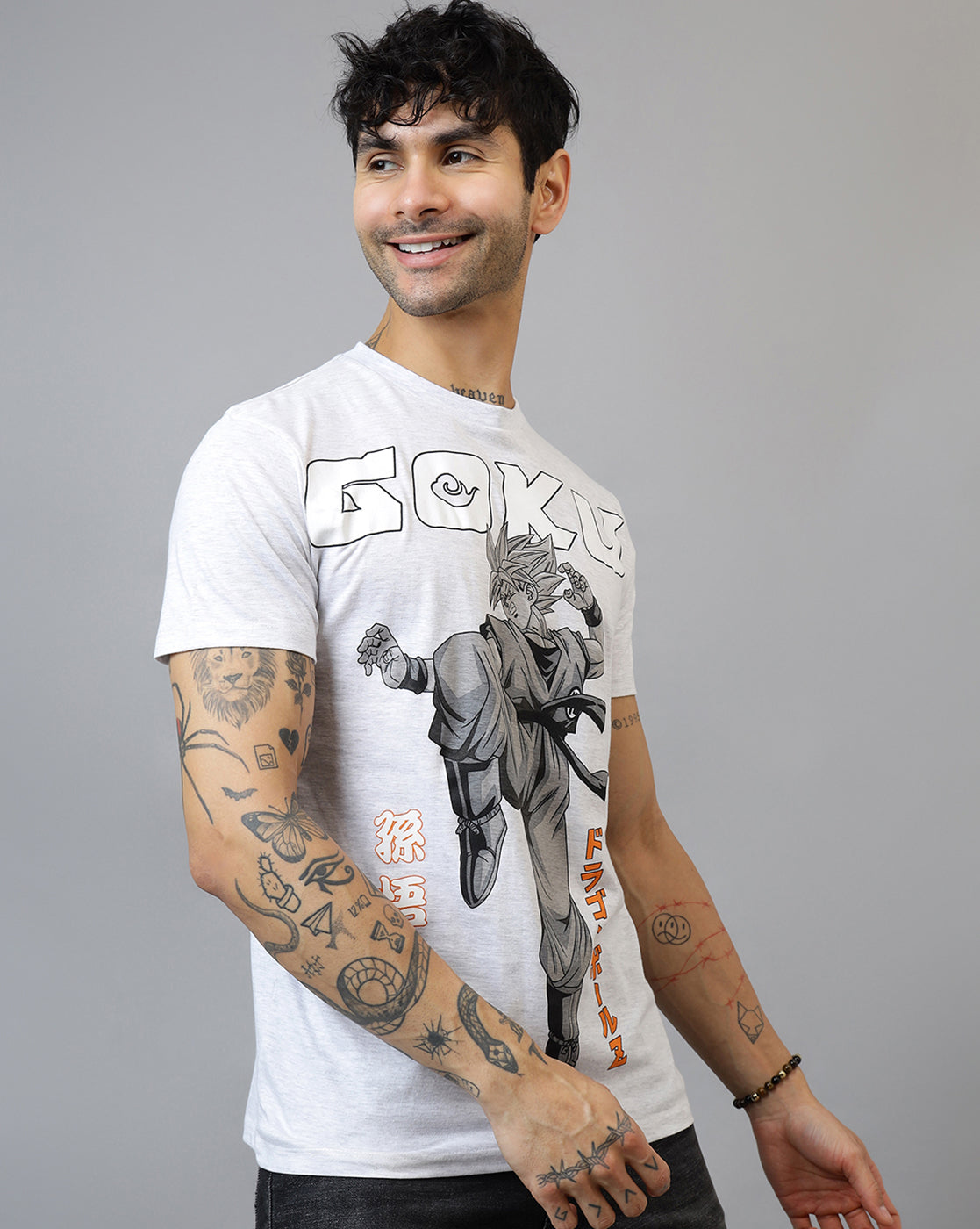 Dragon Ball Z Printed Regular Fit Tshirt For Men