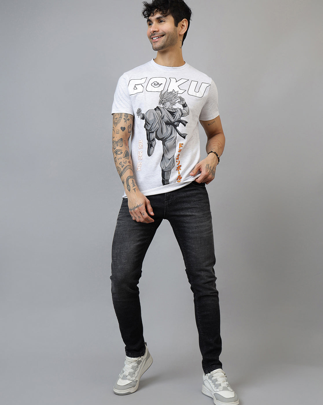Dragon Ball Z Printed Regular Fit Tshirt For Men