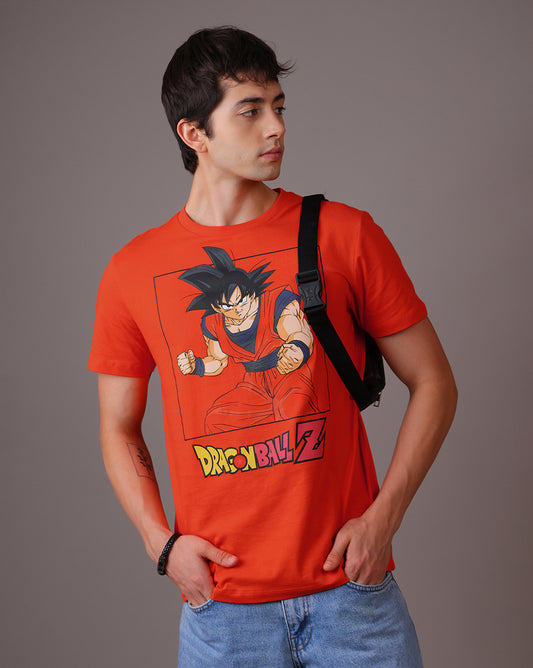Dragon Ball Z Printed Regular Fit Tshirt For Men