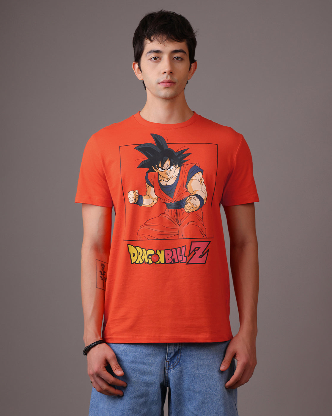 Dragon Ball Z Printed Regular Fit Tshirt For Men