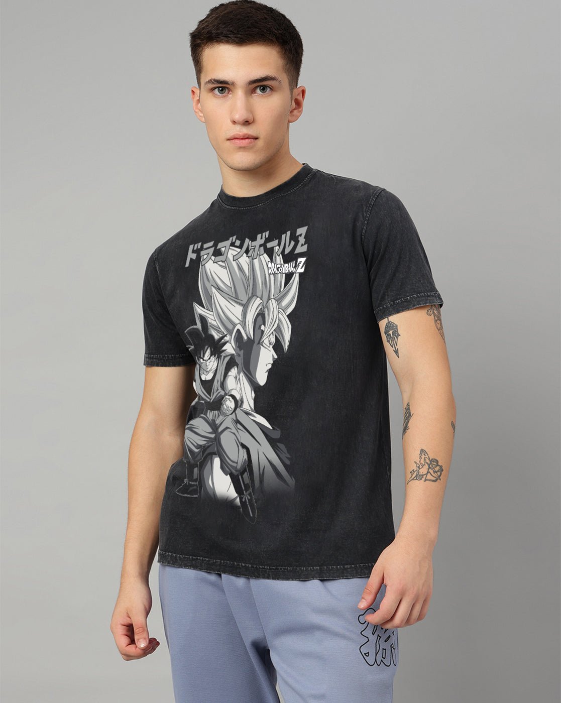 Dragon Ball Z Printed Regular Fit Tshirt For Men