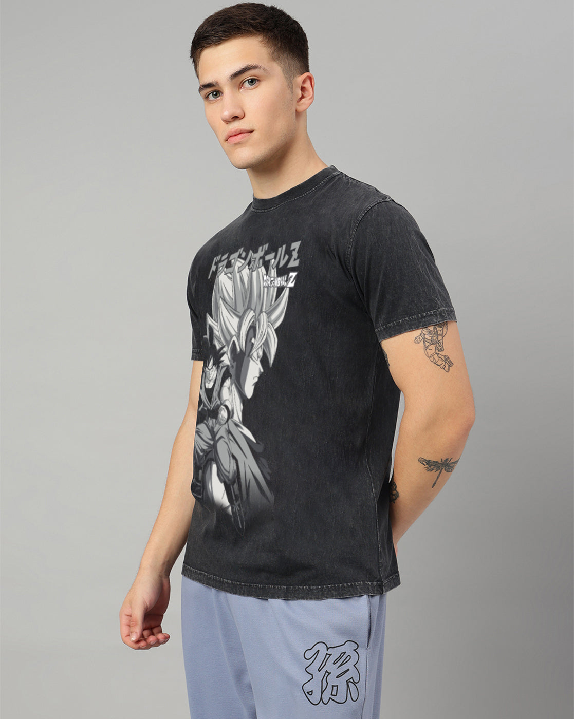 Dragon Ball Z Printed Regular Fit Tshirt For Men