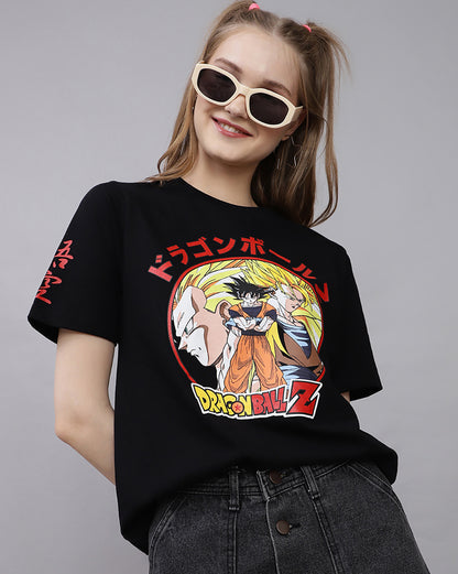 Dragon Ball Z  Regular Fit Tshirt  Women