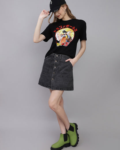 Dragon Ball Z  Regular Fit Tshirt  Women
