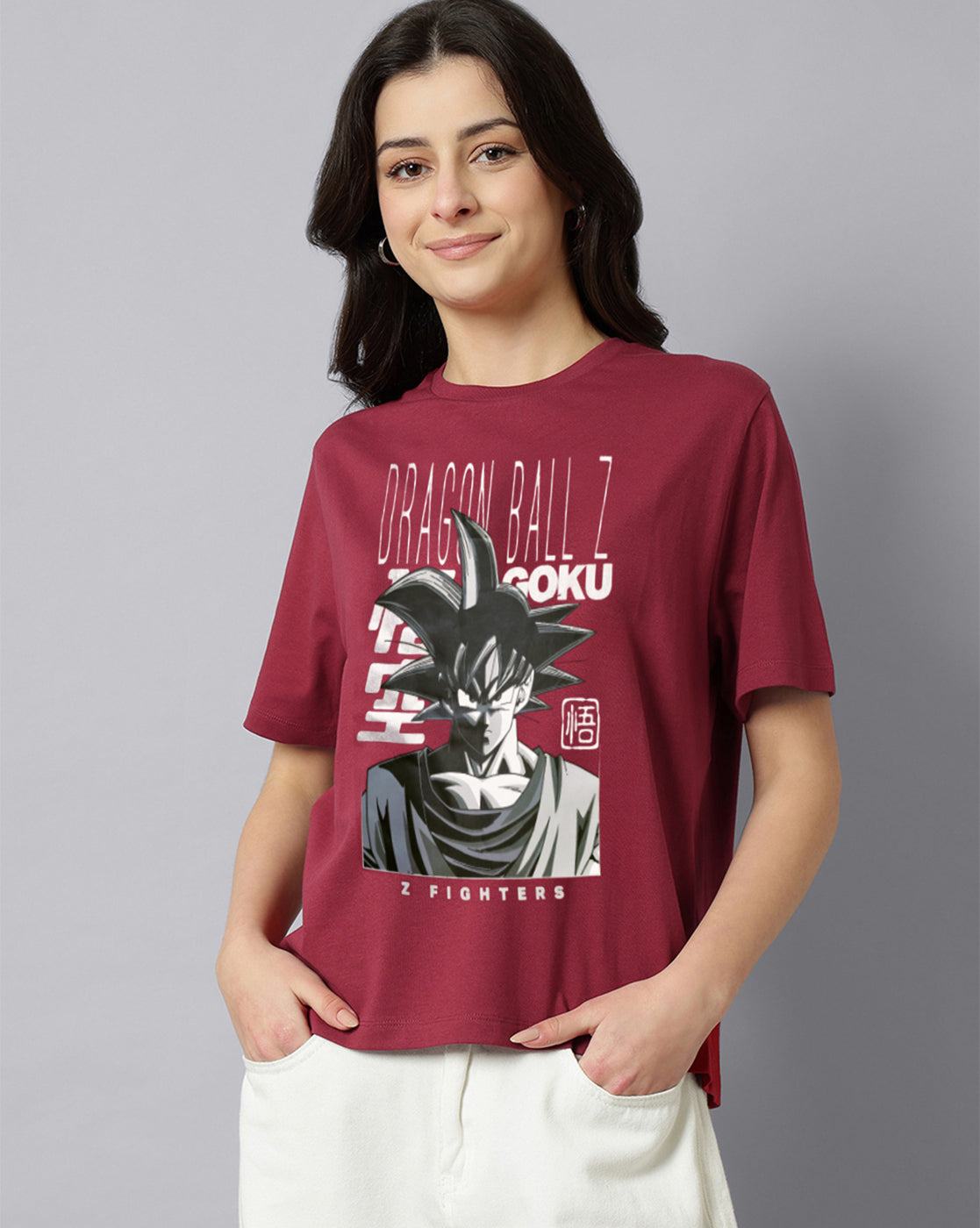Dragon Ball Z Regular Fit Tshirt Women