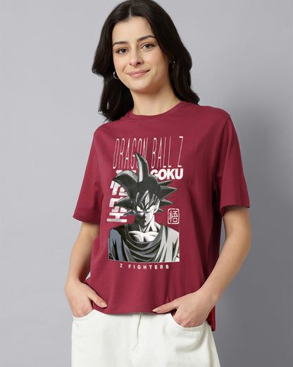 Dragon Ball Z Regular Fit Tshirt Women