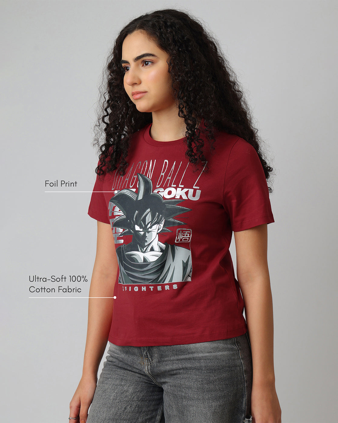 Dragon Ball Z Regular Fit Tshirt Women