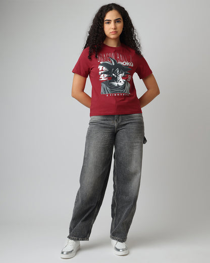 Dragon Ball Z Regular Fit Tshirt Women