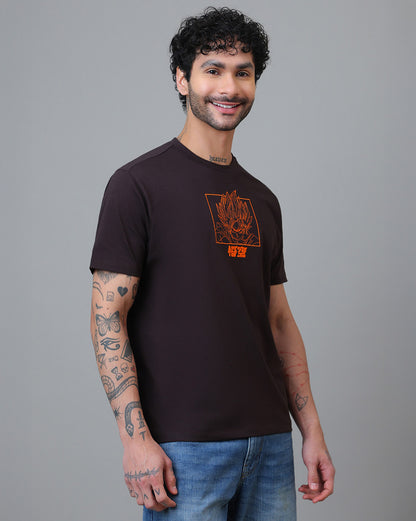 GOKU Embroidered Relaxed Fit Tshirt  Men