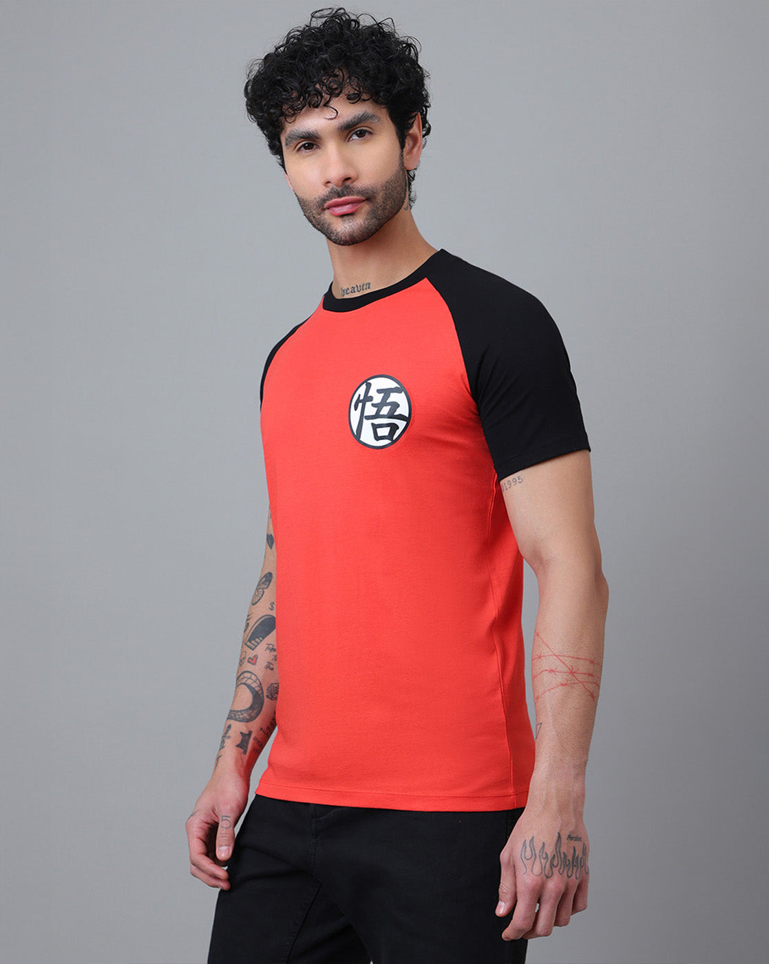 Dragon Ball Z  Printed Regular Fit Tshirt For Men