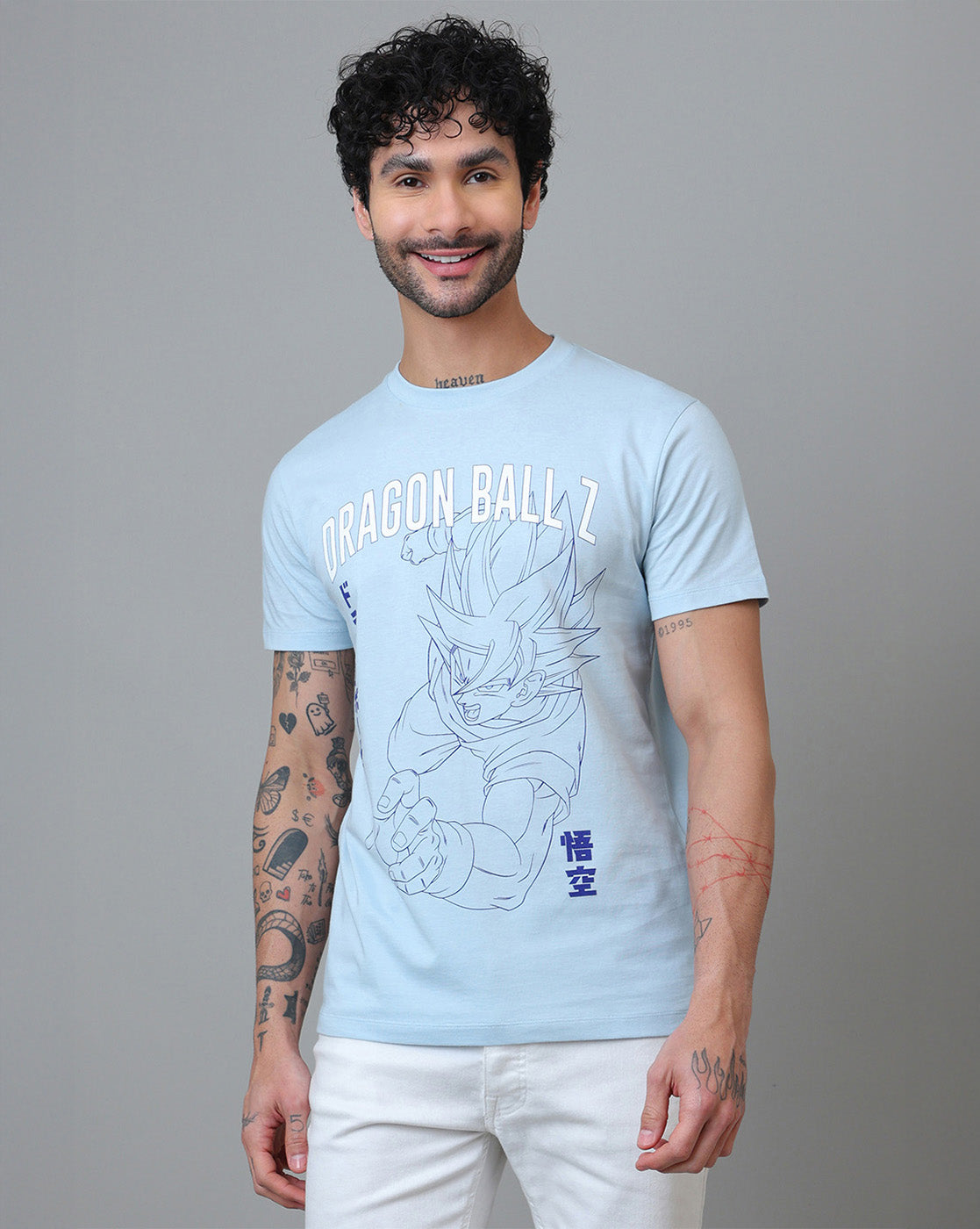 Dragon Ball Z Printed Regular Fit Tshirt For Men