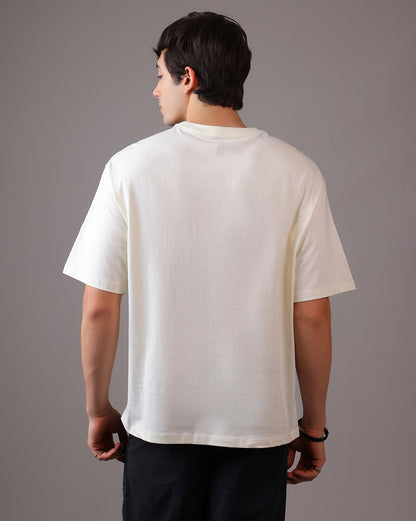 Minions Off White Oversized Tshirt Men