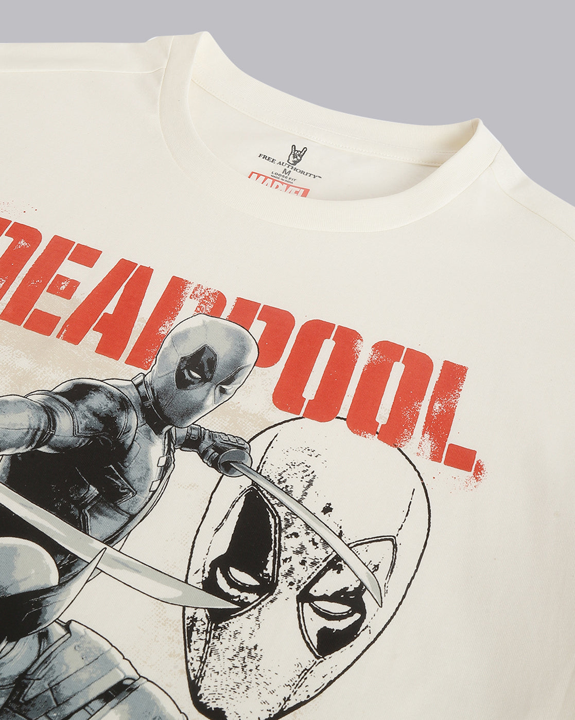 Deadpool & Wolverine Off White Oversized Tshirt Men