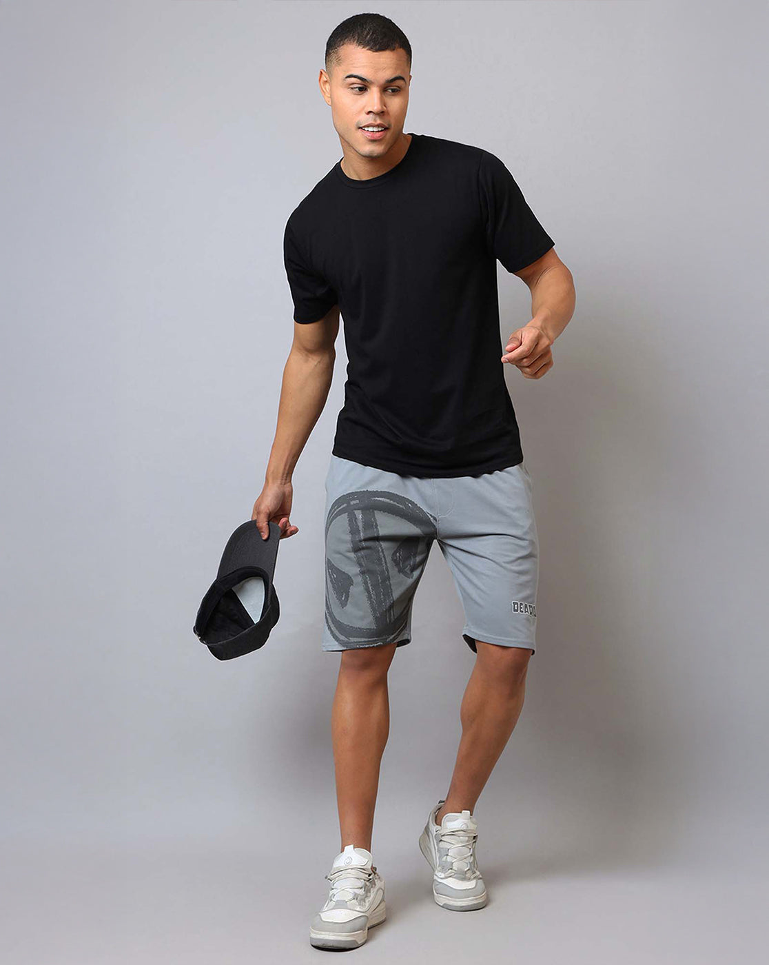 Deadpool & Wolverine Printed Regular Fit Shorts For Men