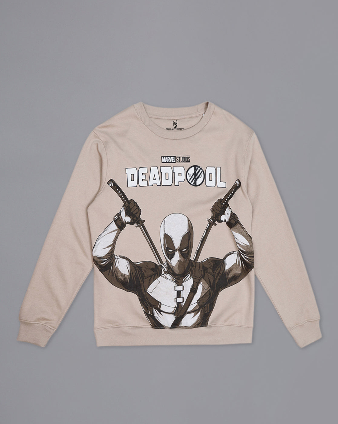 Deadpool & Wolverine Printed Regular Fit Sweatshirt For Men
