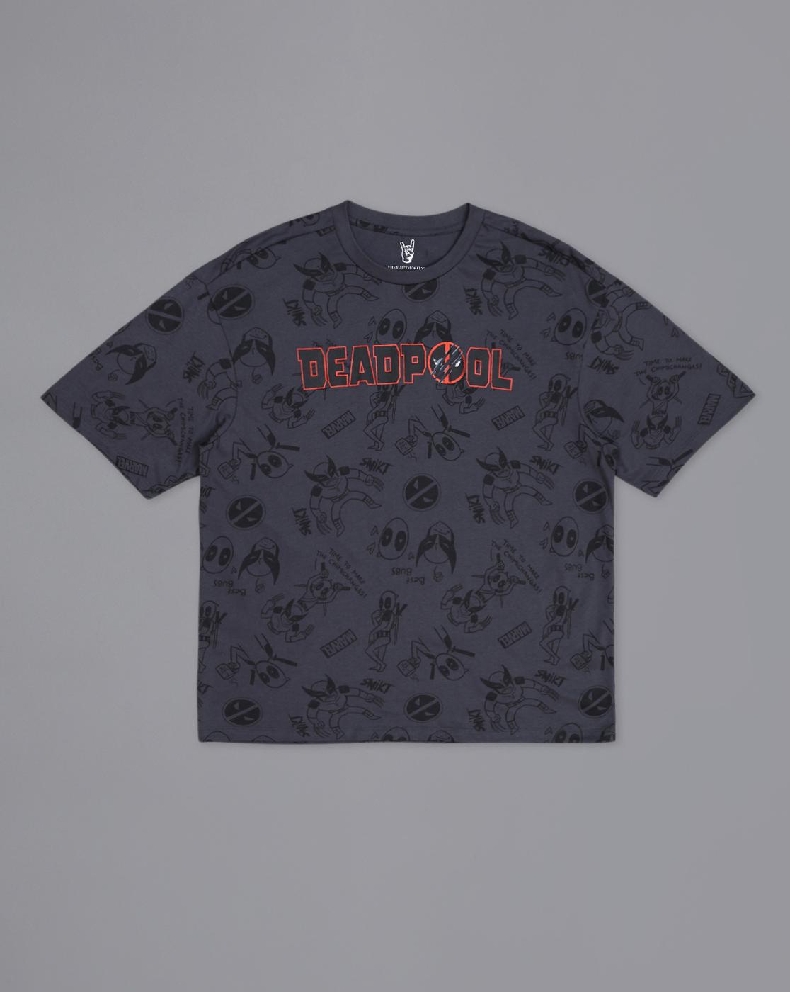 Deadpool & Wolverine Printed Oversized Tshirt For Men