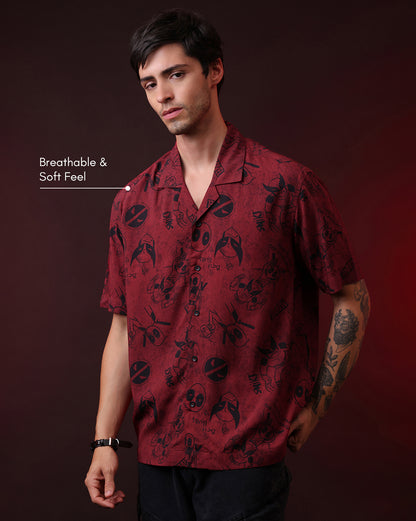 Deadpool & Wolverine Regular Fit Casual Shirt