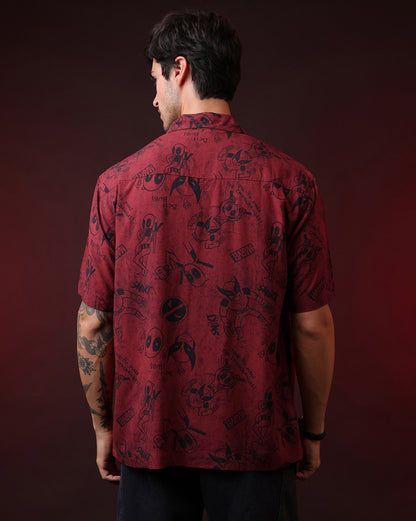 Deadpool & Wolverine Regular Fit Casual Shirt