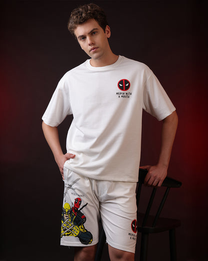 Deadpool & Wolverine Relaxed T-Shirt & Regular Fit Shorts Set