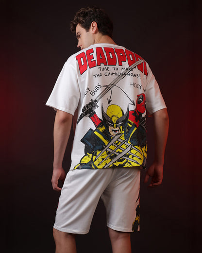 Deadpool & Wolverine Relaxed T-Shirt & Regular Fit Shorts Set