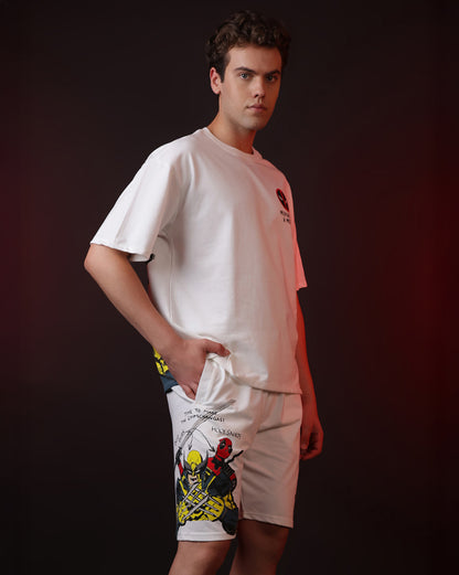 Deadpool & Wolverine Relaxed T-Shirt & Regular Fit Shorts Set