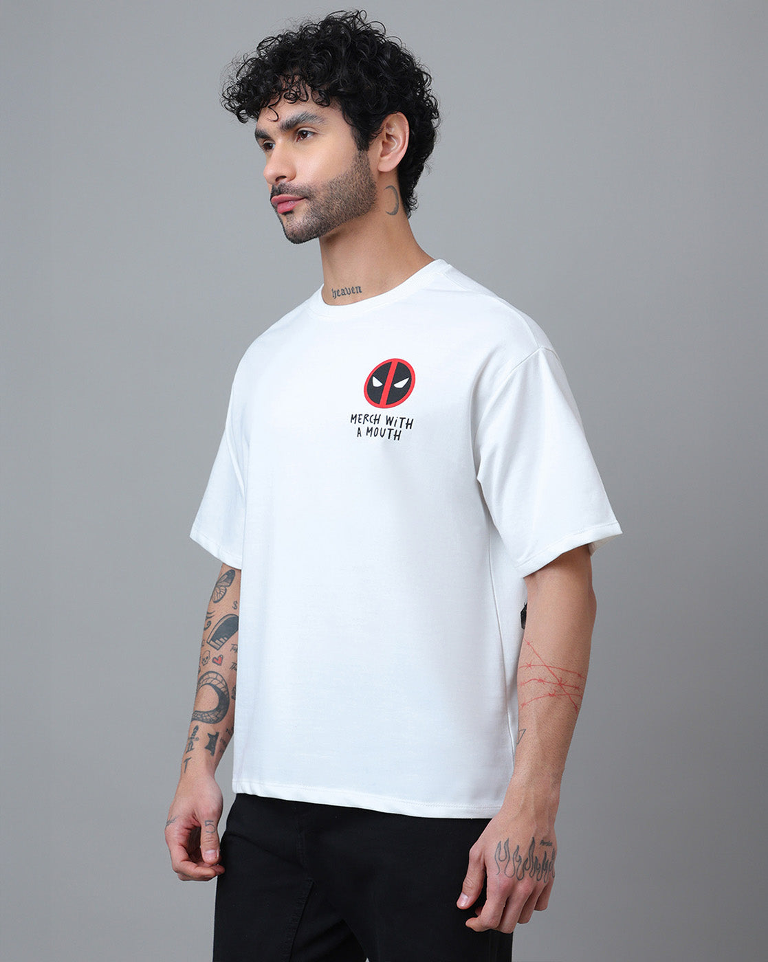 Deadpool & Wolverine Printed Oversized Tshirt For Men