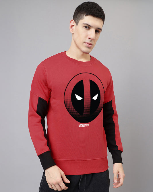Deadpool Printed Regular fit Sweatshirt For Men