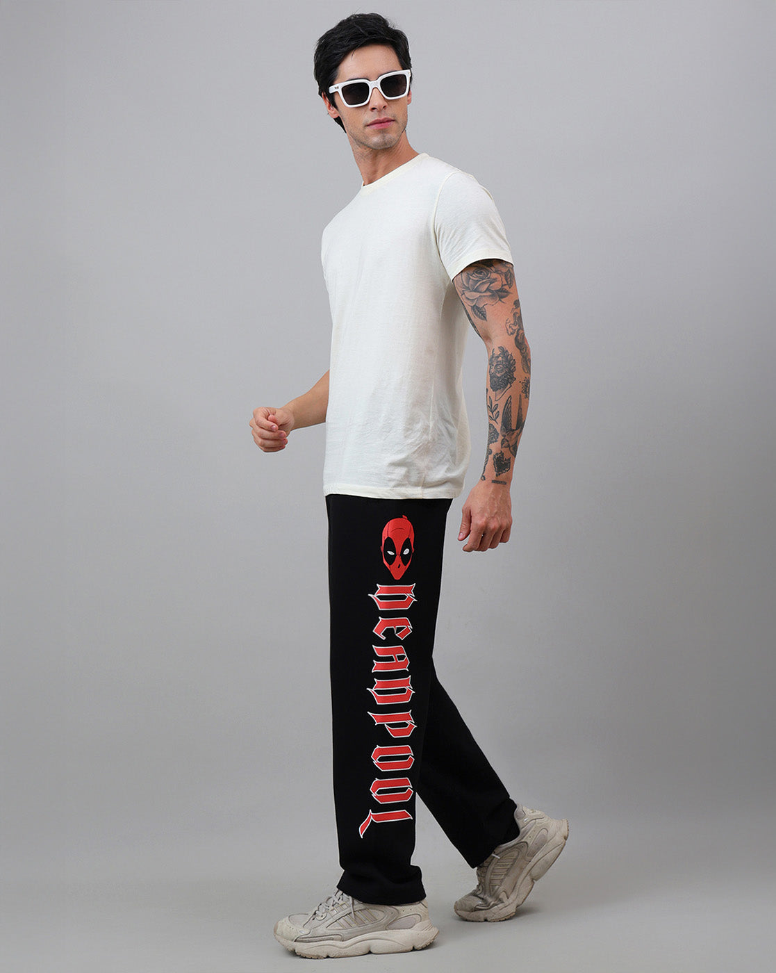 Deadpool Printed Regular Fit Trackpant For Men