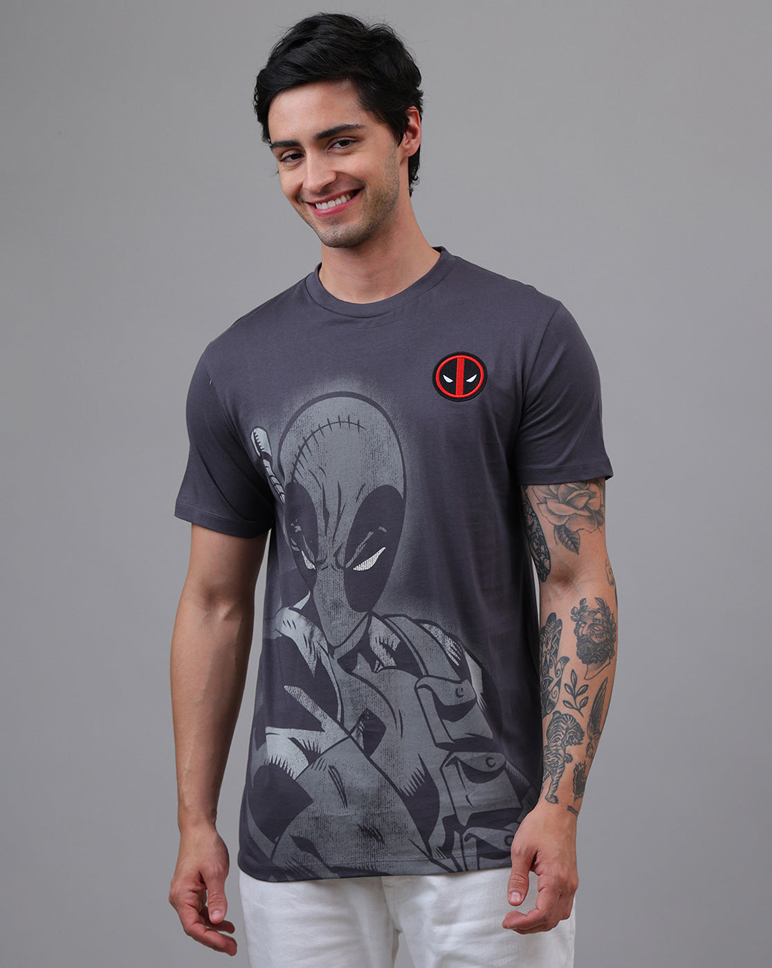 Deadpool Printed Regular Fit Tshirt For Men