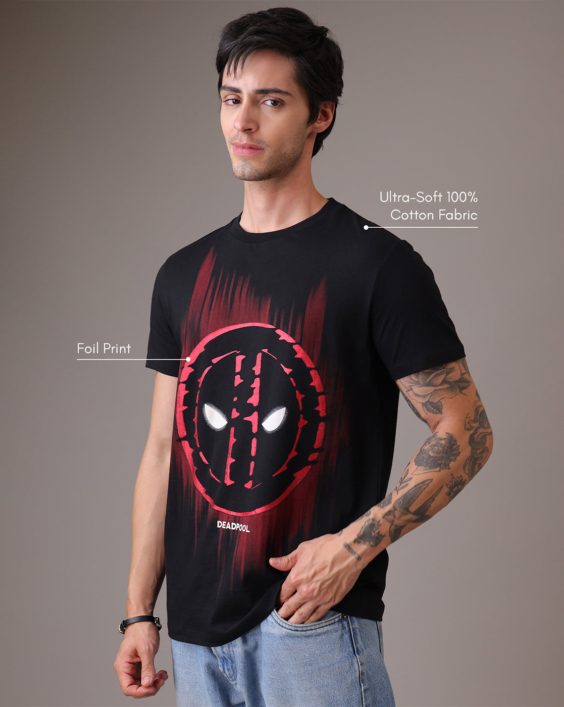 Deadpool Regular Fit Tshirt Men