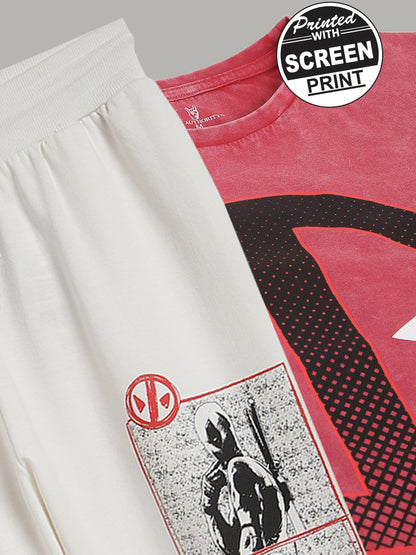 Deadpool  T-Shirt & Joggers Co-Ords Set  Men
