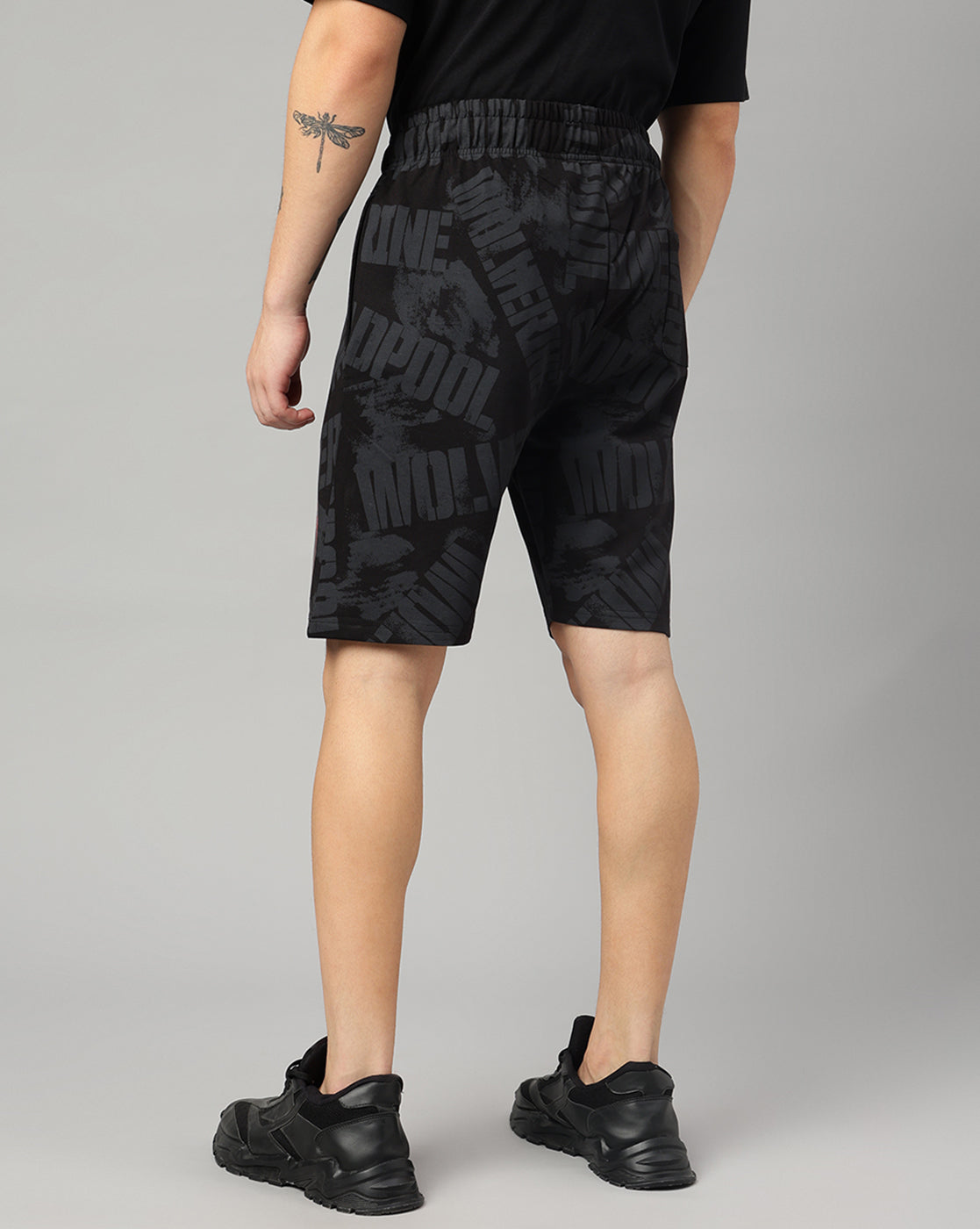 Deadpool Black Shorts Men