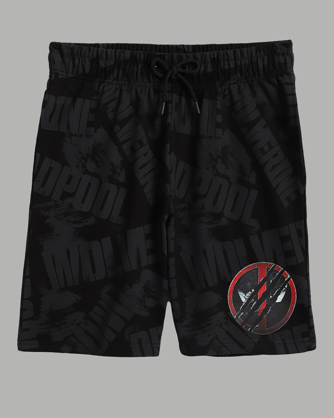Deadpool Black Shorts Men