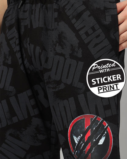 Deadpool Black Shorts Men